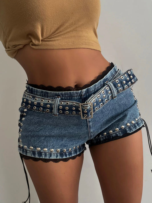 Short Jean Tach Strass